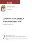 Il mercato del lavoro della regione Puglia 2007-2013